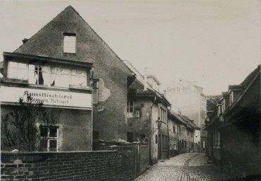 Stadtarchiv Weimar, 60 10-5/22, Blick in die Kleine Töpfergasse, ohne Datum