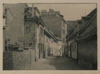 Stadtarchiv Weimar, 60 10-5/22, Blick in die Kleine Töpfergasse 