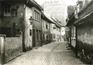 Stadtarchiv Weimar, 60 10-5/22, Blick in die Kleine Töpfergasse, 1935