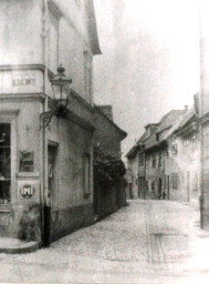 Stadtarchiv Weimar, 60 10-5/22, Blick in die Kleine Töpfergasse, ohne Datum