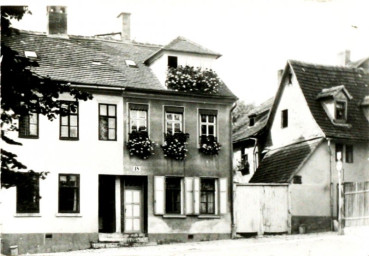 Stadtarchiv Weimar, 60 10-5/22, Blick auf Haus Große Töpfergasse 18, 1936