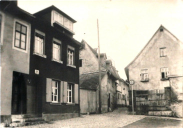 Stadtarchiv Weimar, 60 10-5/22, Blick in die Große Töpfergasse , vor 1937