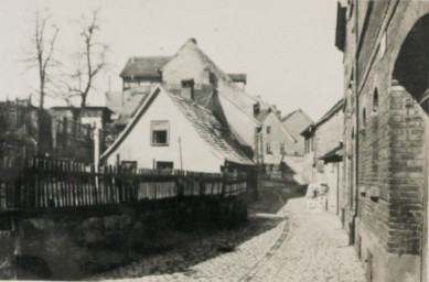 Stadtarchiv Weimar, 60 10-5/22, Blick von der Wagnergasse in die Große Töpfergasse, vor 1937