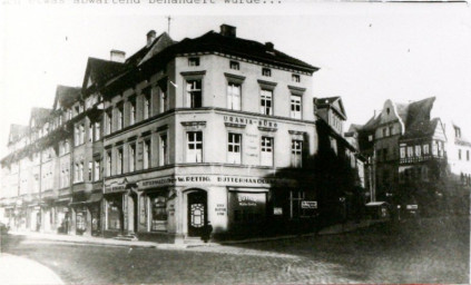 Stadtarchiv Weimar, 60 10-5/22, Blick in die Breitenstraße (rechts) und Am Viadukt (links), um 1936