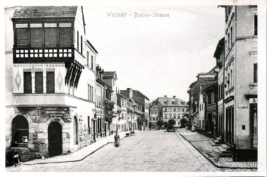 Stadtarchiv Weimar, 60 10-5/22, Blick in die Breitenstrasse, um 1905