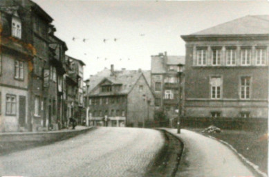 Stadtarchiv Weimar, 60 10-5/22, Blick in die Friedensstraße, um 1960