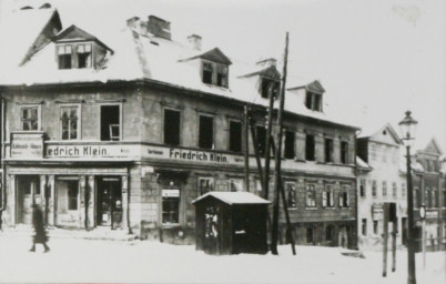 Stadtarchiv Weimar, 60 10-5/22, Blick auf Breitenstraße Nr. 5 (Eckhaus) , um 1937