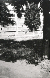 Stadtarchiv Weimar, 60 10-5/22, Blick auf das Mehrzweckgebäude an der Friedensstraße , ohne Datum