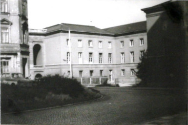 Stadtarchiv Weimar, 60 10-5/22, Blick vom Jakobsplan auf die Friedensstraße, ohne Datum