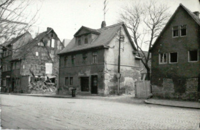 Stadtarchiv Weimar, 60 10-5/22, Blick auf Friedensstraße 8-16, ohne Datum