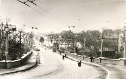 Stadtarchiv Weimar, 60 10-5/22, Blick über die Friedensbrücke, ohne Datum