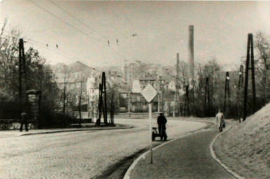 Stadtarchiv Weimar, 60 10-5/22, Blick von der Jenaer Straße zur Friedensbrücke , ohne Datum