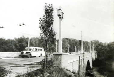 Stadtarchiv Weimar, 60 10-5/22, Blick auf die Friedensbrücke, um 1960