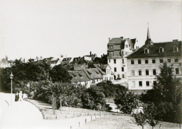 Stadtarchiv Weimar, 60 10-5/22, Blick vom Karl-August-Platz Richtung Kettenberg, um 1900