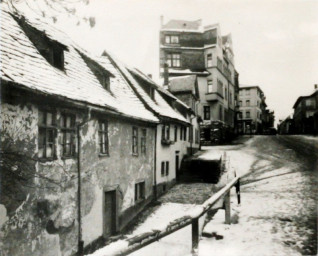 Stadtarchiv Weimar, 60 10-5/22, Blick in den Kettenberg über die Breitenstraße in die Rollgasse, 1930