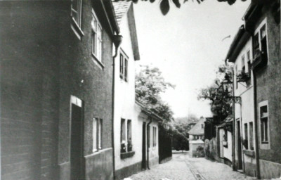 Stadtarchiv Weimar, 60 10-5/22, Blick in die Berggasse , 1930