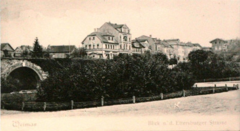 Stadtarchiv Weimar, 60 10-5/22, Blick nach der Ettersburger Strasse, um 1900