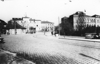 Stadtarchiv Weimar, 60 10-5/22, Blick auf den Karl-August-Platz, um 1925