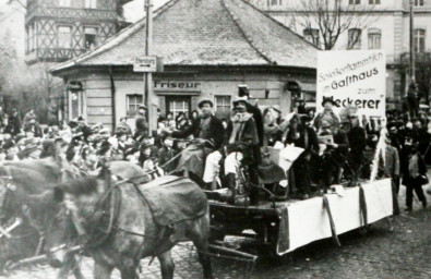 Stadtarchiv Weimar, 60 10-5/22, Friseur am Museumsplatz, um 1930