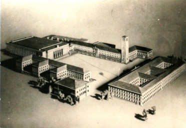 Stadtarchiv Weimar, 60 10-5/23, Bau-Modell vom Karl-Marx-Platz , ohne Datum