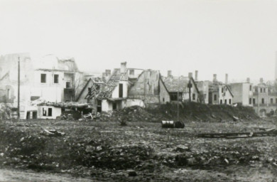 Stadtarchiv Weimar, 60 10-5/23, Blick vom Jakobsplan auf die Rückseite »Große Töpfergasse«, um 1937