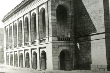 Stadtarchiv Weimar, 60 10-5/23, Blick auf die Rückseite des Reichsstatthalter-Gebäudes , 1940