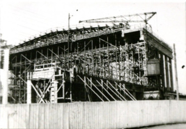 Stadtarchiv Weimar, 60 10-5/23, Blick auf die Baustelle auf dem "Platz Adolf Hitlers", 1938