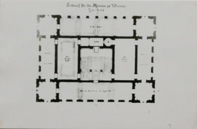 Stadtarchiv Weimar, 60 10-5/24, "Entwurf für das Museum zu Weimar, Zweites Geschoß", ohne Datum