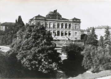 Stadtarchiv Weimar, 60 10-5/24, Blick vom "Am Viadukt" zum Karl-August-Platz, ohne Datum