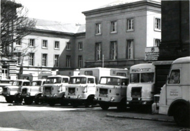 Stadtarchiv Weimar, 60 10-5/24, Röntgenzüge der Tbc-Stelle neben dem Museum/Rathenauplatz, ohne Datum