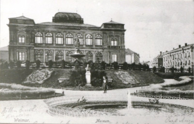 Stadtarchiv Weimar, 60 10-5/24, Blick auf das Landesmuseum, ohne Datum