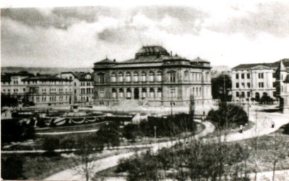 Stadtarchiv Weimar, 60 10-5/24, Blick auf den Karl-August-Platz (heutiger Weimarplatz), ohne Datum