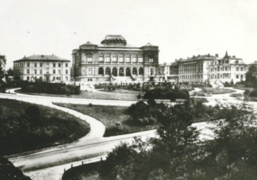 Stadtarchiv Weimar, 60 10-5/24, Blick auf das Asbachtal und zum Karl-August-Platz , ohne Datum