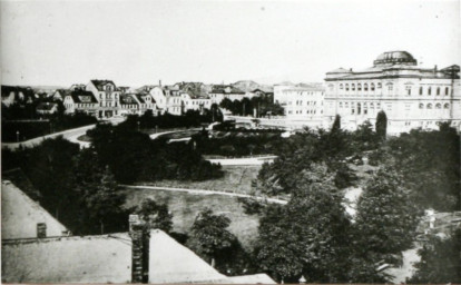 Stadtarchiv Weimar, 60 10-5/24, Blick auf den Karl-August-Platz, ohne Datum