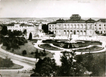 Stadtarchiv Weimar, 60 10-5/24, Blick vom "Am Viadukt" auf den Museumsplatz, ohne Datum