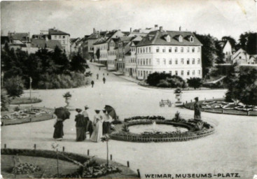 Stadtarchiv Weimar, 60 10-5/24, WEIMAR, MUSEUMS-PLATZ, um 1900