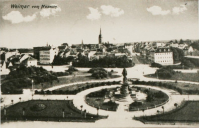 Stadtarchiv Weimar, 60 10-5/24, Weimar vom Museum, um 1900