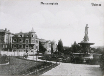 Stadtarchiv Weimar, 60 10-5/24, Museumsplatz Weimar, ohne Datum