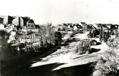 Stadtarchiv Weimar, 60 10-5/24, Blick vom Jakobsplan zur Ettersburger Straße, um 1930