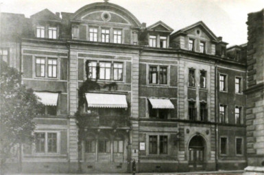 Stadtarchiv Weimar, 60 10-5/24, Blick auf den Museumsplatz 2a/Eingang zur Kohlstrasse, um 1920