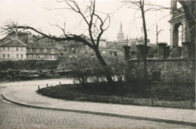 Stadtarchiv Weimar, 60 10-5/24, Beginn der Bauarbeiten zur Vernichtung des Karl-August-Platzes, 1935