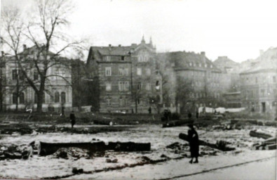 Stadtarchiv Weimar, 60 10-5/24, Blick vom Jakobsplan in Richtung der Brennerstraße, 1937