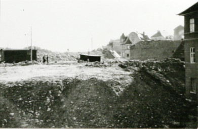 Stadtarchiv Weimar, 60 10-5/24, Blick auf die Baustelle des "Gauforums" in Richtung »Am Asbach«, um 1937