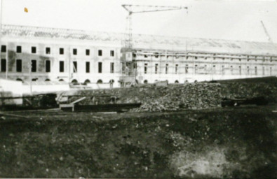 Stadtarchiv Weimar, 60 10-5/24, Blick auf Gebäude des Gauforums auf dem ehemaligen Karl-August-Platz, 1939