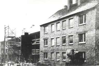 Stadtarchiv Weimar, 60 10-5/25, Baustelle Brennerstraße 3a, um 1960