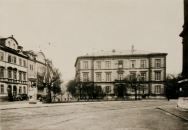 Stadtarchiv Weimar, 60 10-5/25, Blick vom Karl-Marx-Platz zum Rathenauplatz, 1936