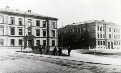 Stadtarchiv Weimar, 60 10-5/25, Blick auf den Museumsplatz/Ecke Sophienstraße, um 1936