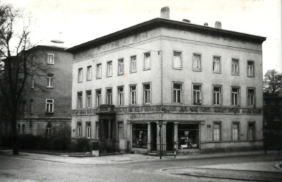 Stadtarchiv Weimar, 60 10-5/25, Blick auf Kreuzung Leninstraße/ Carl-von-Ossietzky-Straße, um 1980