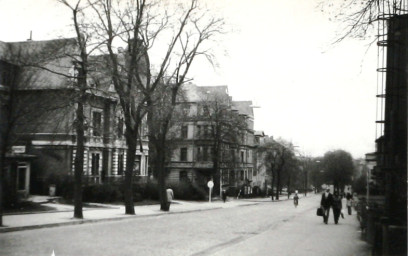 Stadtarchiv Weimar, 60 10-5/25, Blick in die Leninstraße (heute Carl-August-Allee) , ohne Datum