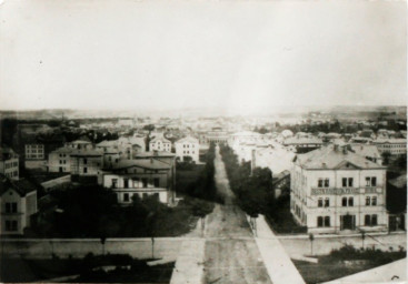 Stadtarchiv Weimar, 60 10-5/25, Blick vom Bahnhof in die Sophienstraße , 1880